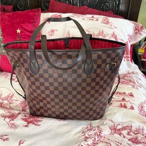 COPY LV DAMIER DESIGN Checkered Tote Bag… price reflects COPY